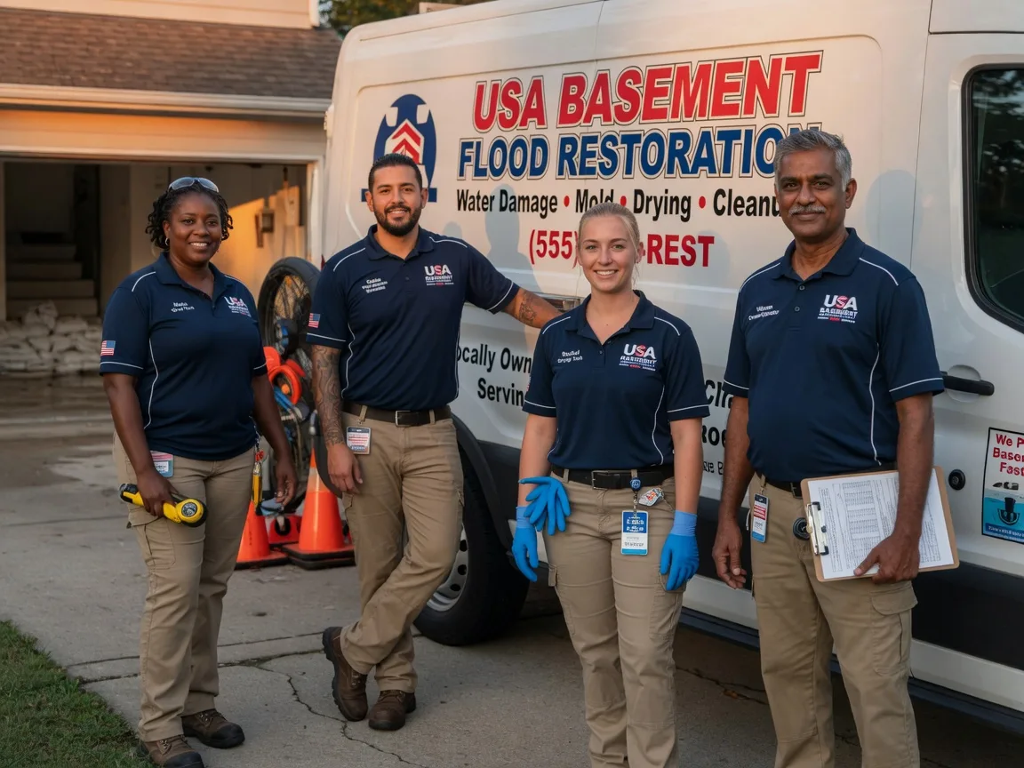 Basement Flood Cleanup company in Guilford, IN
